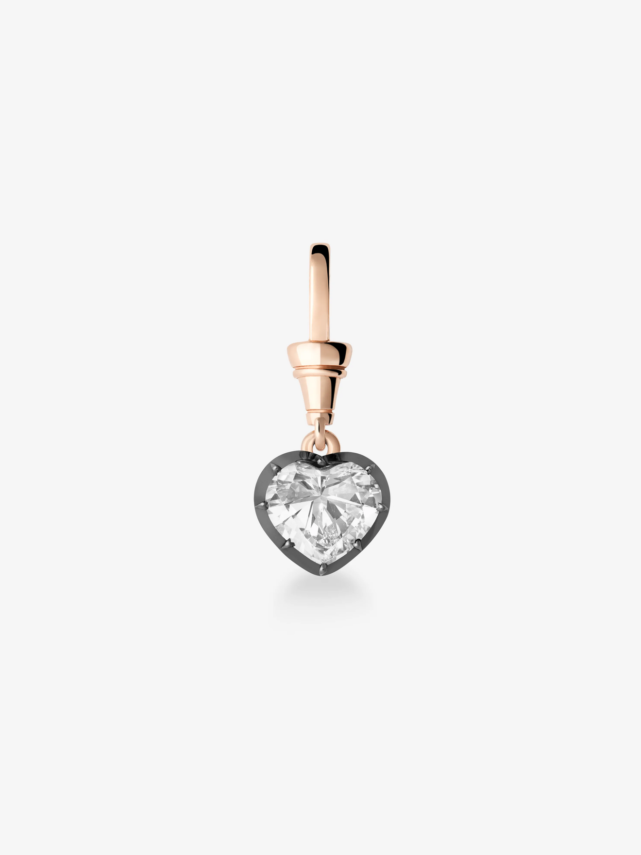 Ball n Chain 2.56ct Heart-Shaped Diamond Pendant View 1