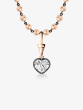 Ball n Chain 2.56ct Heart-Shaped Diamond Pendant
