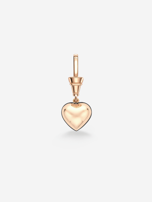 Ball n Chain 2.32ct Heart-Shaped Emerald Pendant View 3