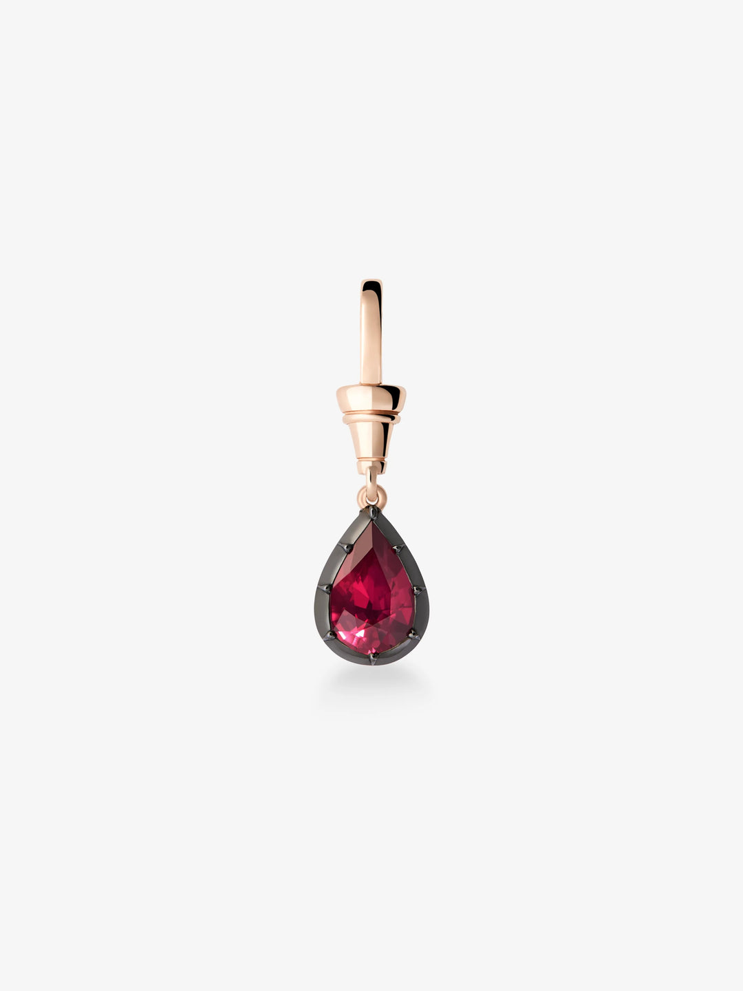 Ball n Chain 2.01ct Pear-Shaped Ruby Pendant  View 1