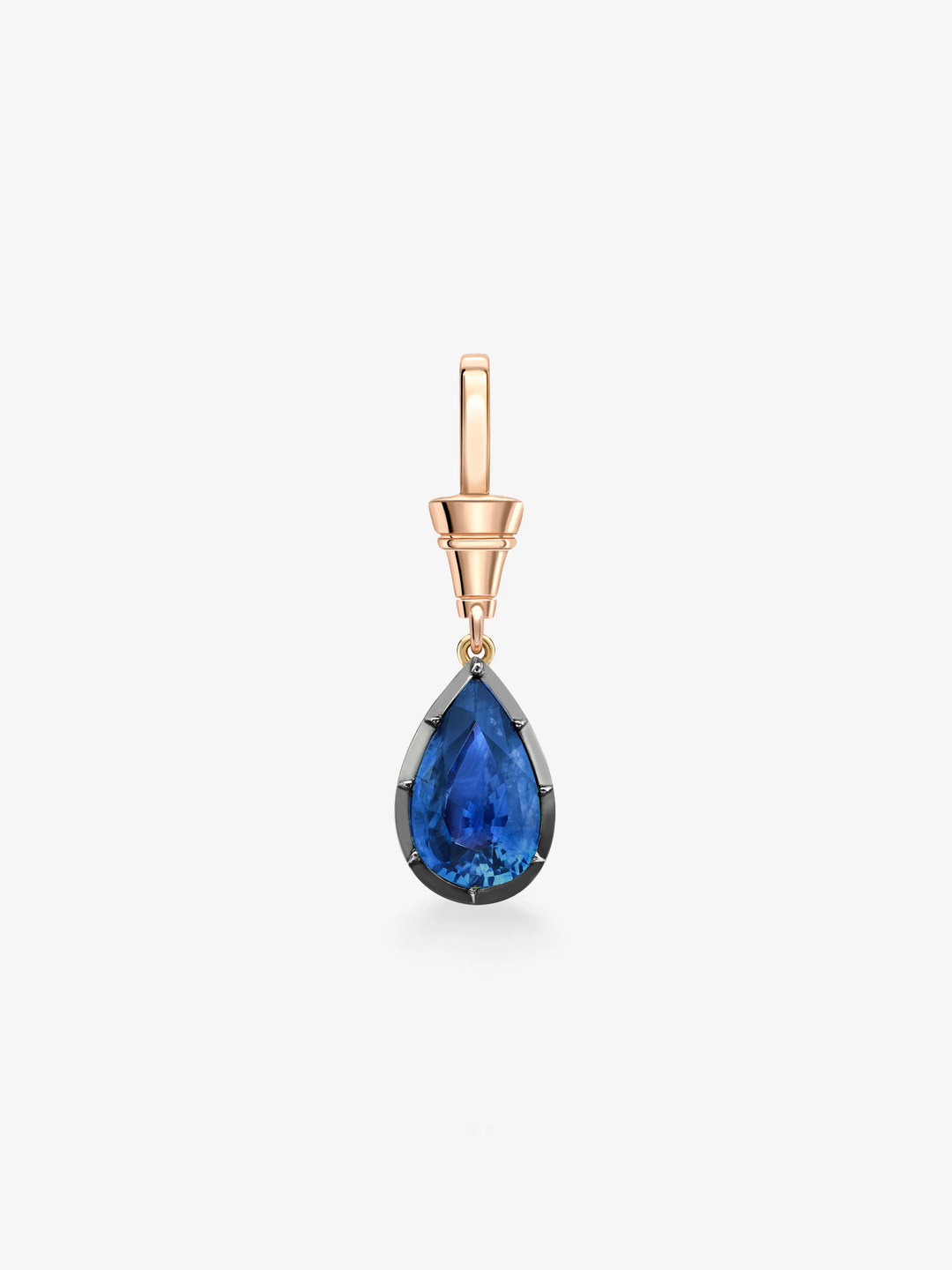 Ball n Chain 2.61ct Pear-Shaped Sapphire Pendant  View 1