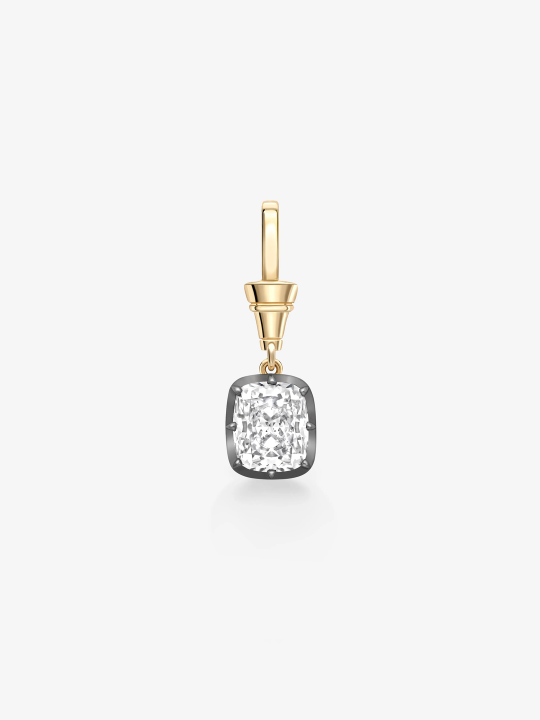 Ball n Chain 3.11ct Cushion Diamond Pendant  View 1