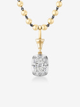 Ball n Chain 4.52ct Cushion Diamond Pendant