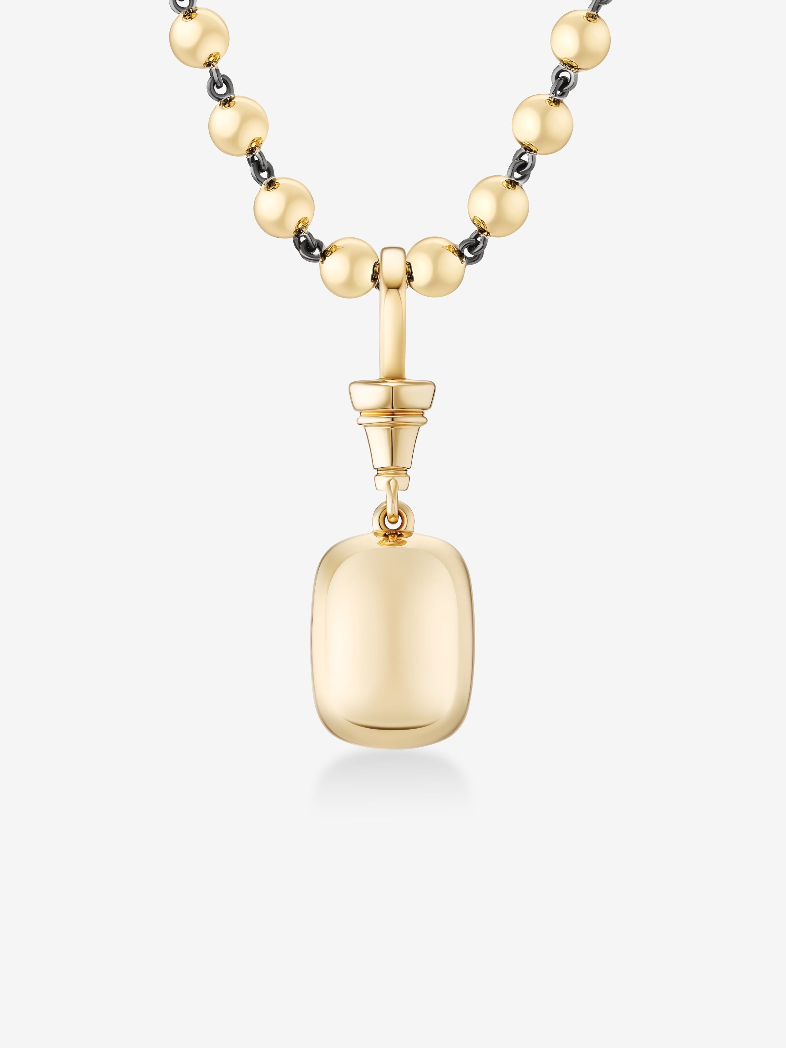 Ball n Chain 4.52ct Cushion Diamond Pendant View 3