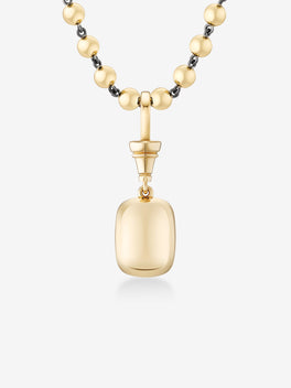 Ball n Chain 4.52ct Cushion Diamond Pendant