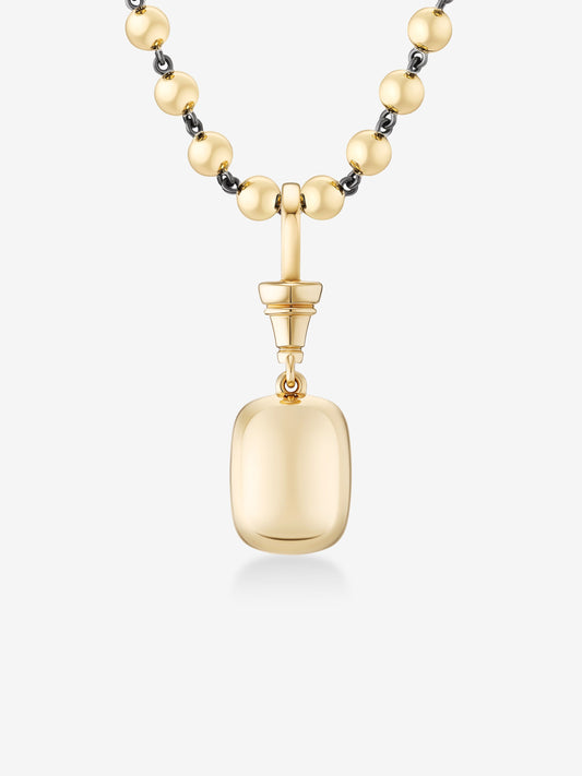 Ball n Chain 4.52ct Cushion Diamond Pendant View 3