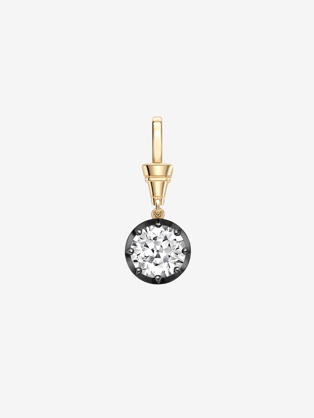 Ball n Chain 4.01ct Round Brilliant Diamond Pendant  View 1
