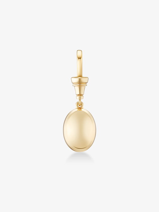 Ball n Chain 4.02ct Oval Diamond Pendant View 5