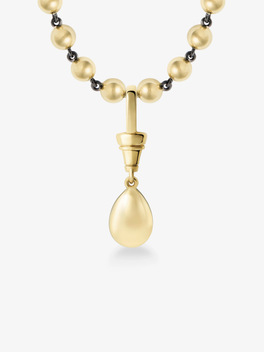 Ball n Chain 1.74ct Pear-Shaped Diamond Pendant