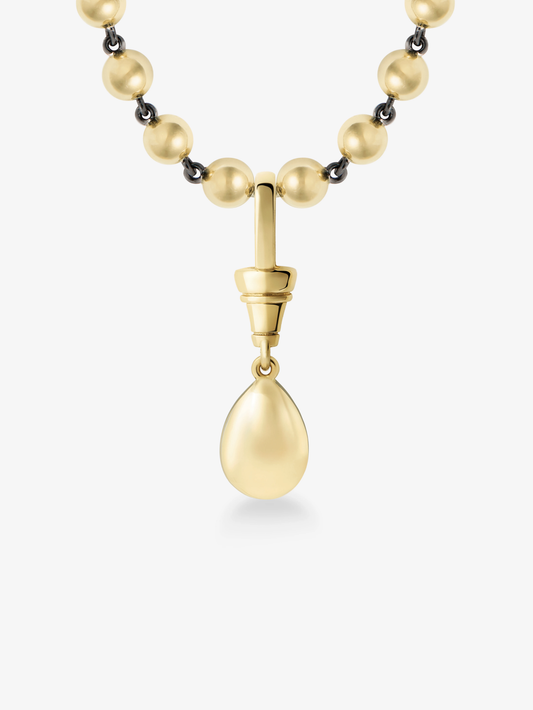 Ball n Chain 1.74ct Pear-Shaped Diamond Pendant View 3