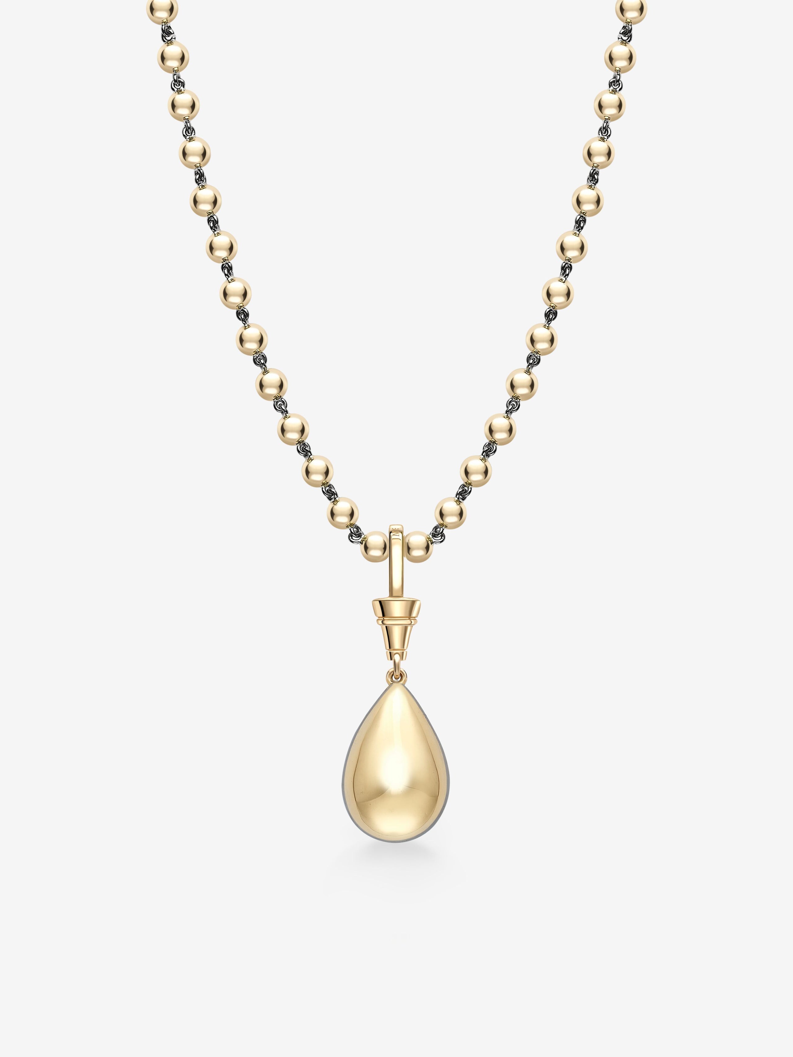 Ball n Chain 6.07ct Pear-Shaped Diamond Pendant View 3