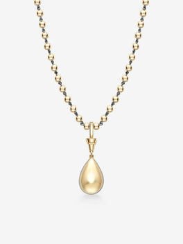 Ball n Chain 6.07ct Pear-Shaped Diamond Pendant