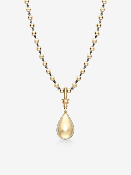 Ball n Chain 6.07ct Pear-Shaped Diamond Pendant View 3