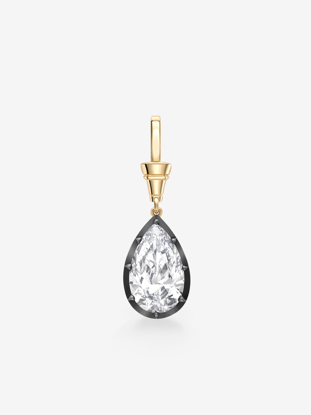 Ball n Chain 6.07ct Pear-Shaped Diamond Pendant  View 1