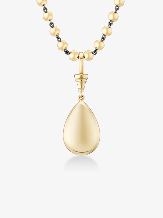 Ball n Chain 10.02ct Pear-Shaped Diamond Pendant View 4