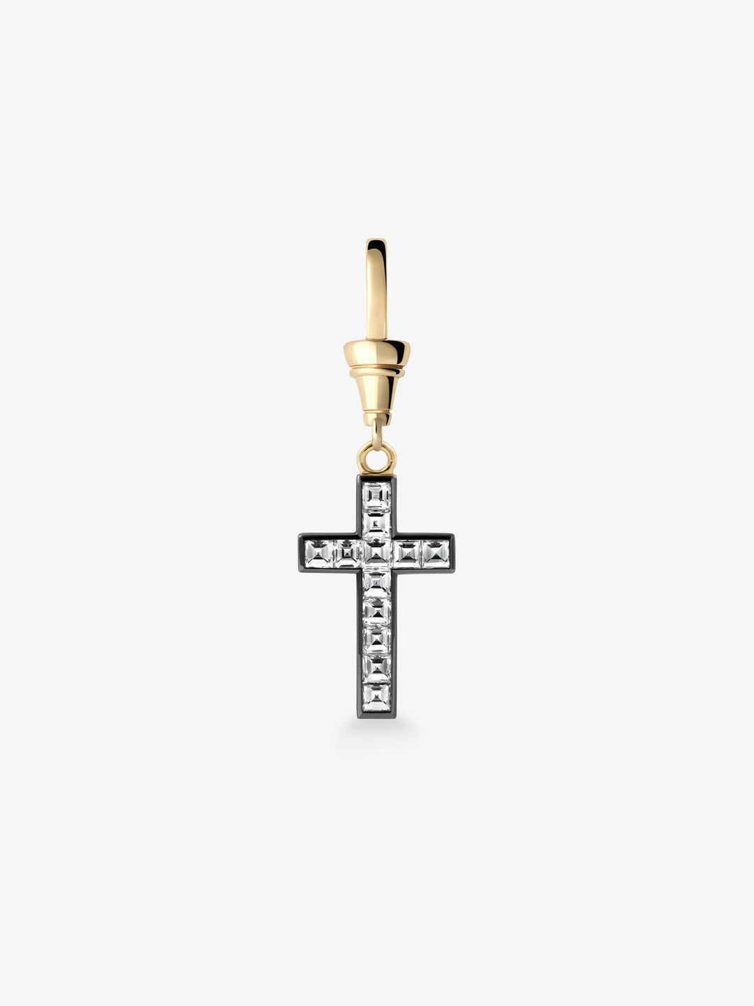 Lost Boys Carré-Cut Diamond Cross Pendant View 1