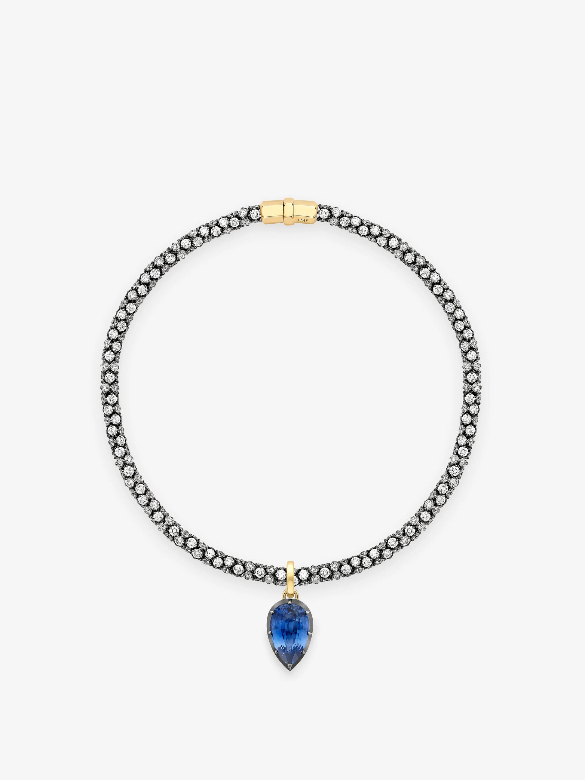 Tempest 18.35ct Pear-Shaped Sapphire Pendant View 2