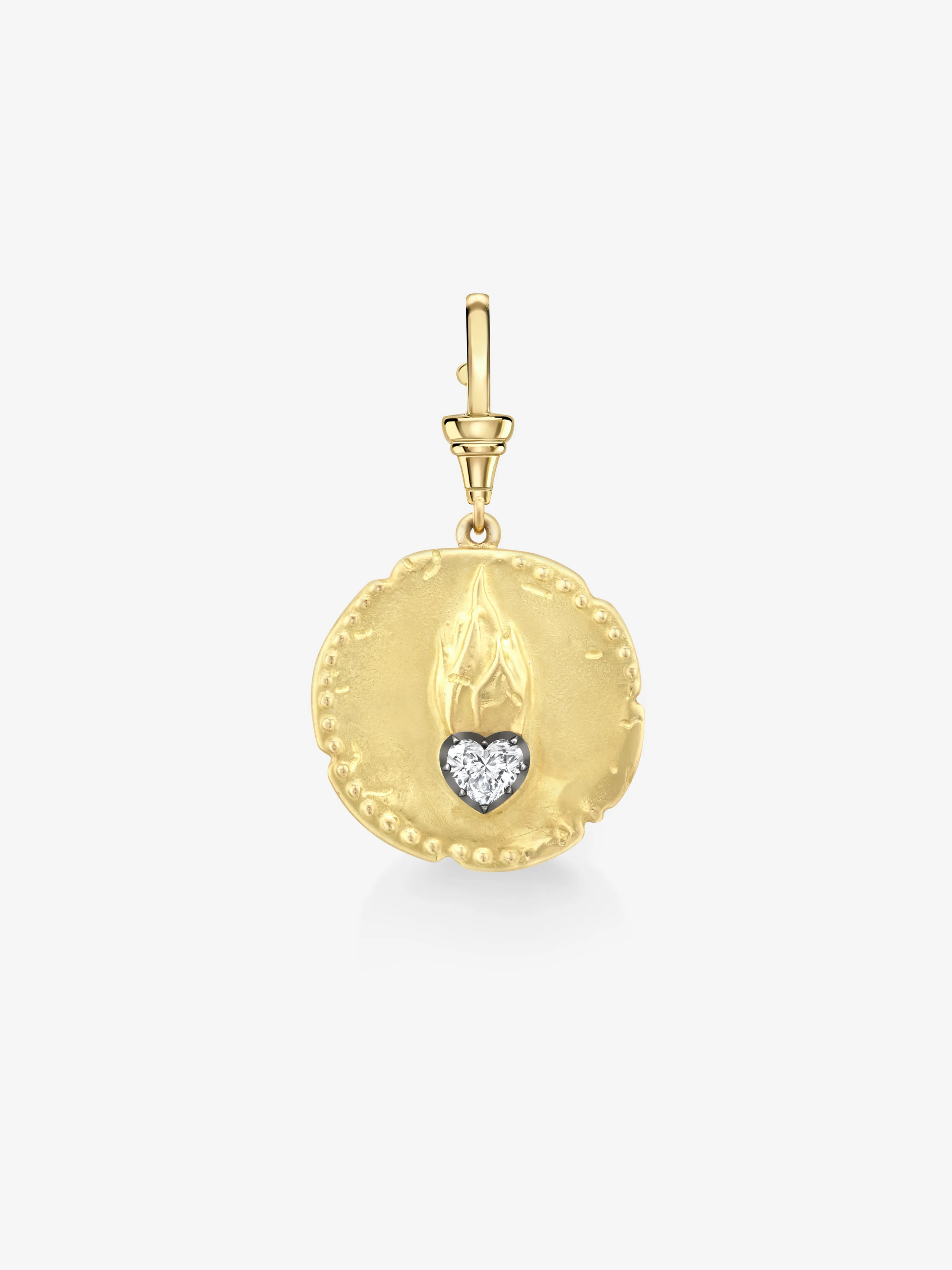 Medallions Wild at Heart Diamond Pendant View 1