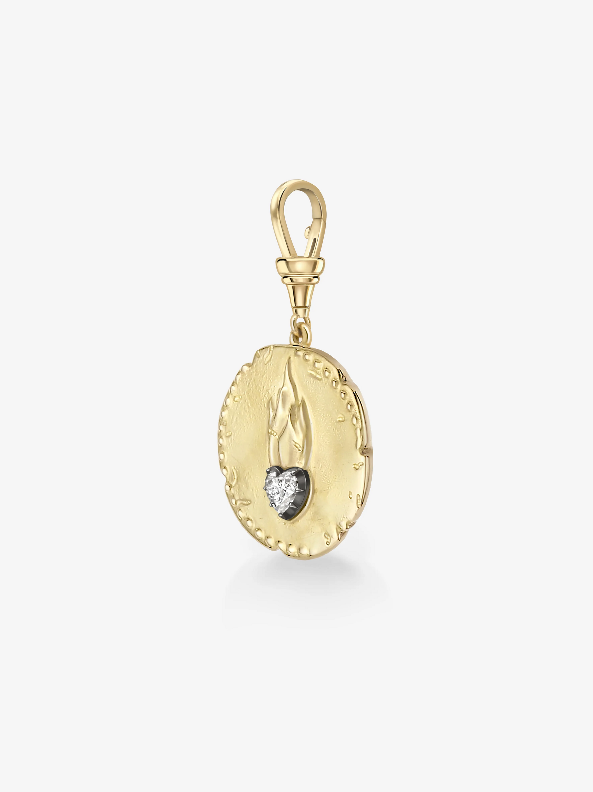 Medallions Wild at Heart Diamond Pendant View 5