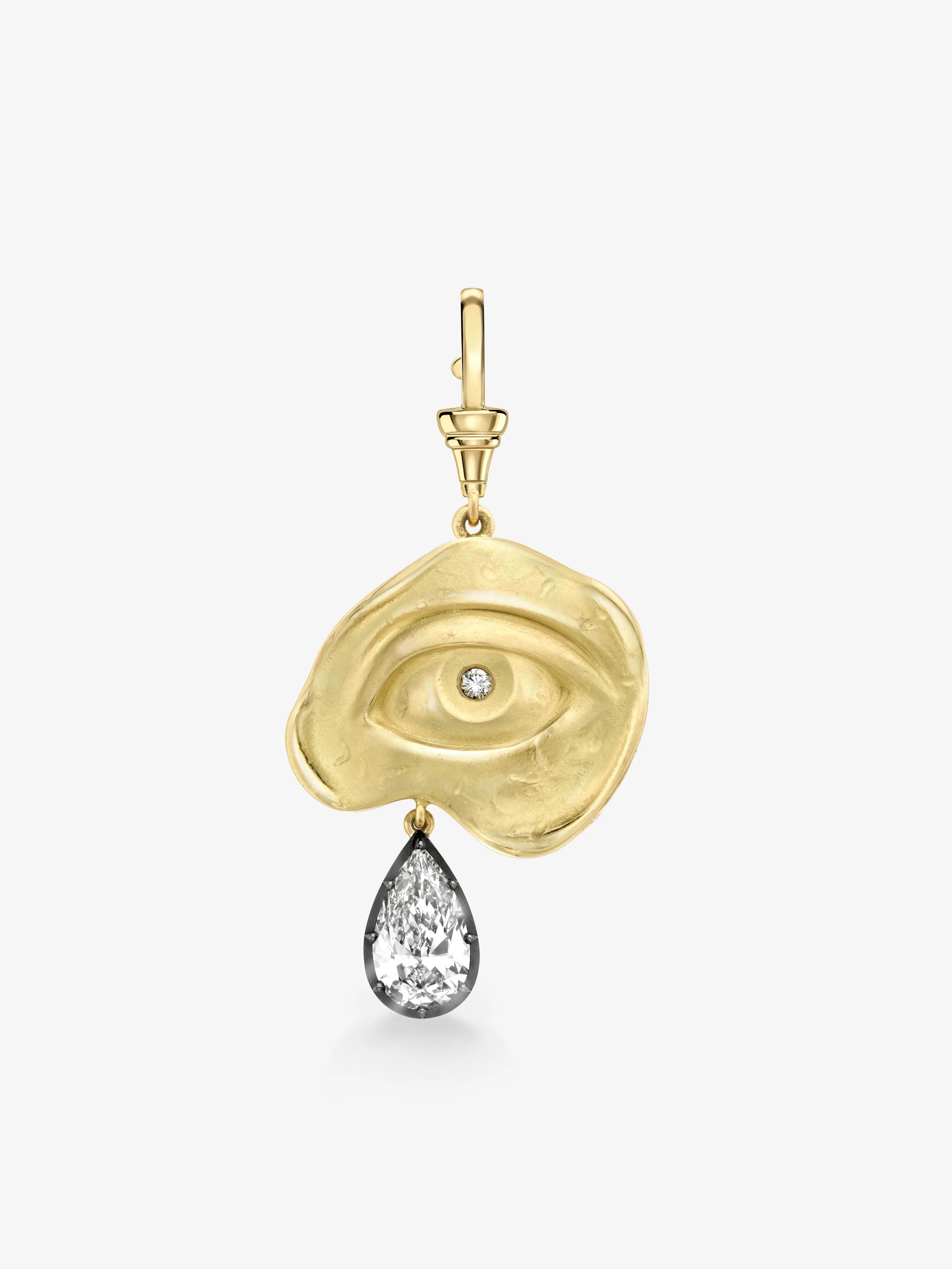 Medallions Cry Baby 3.02ct Diamond Pendant View 1