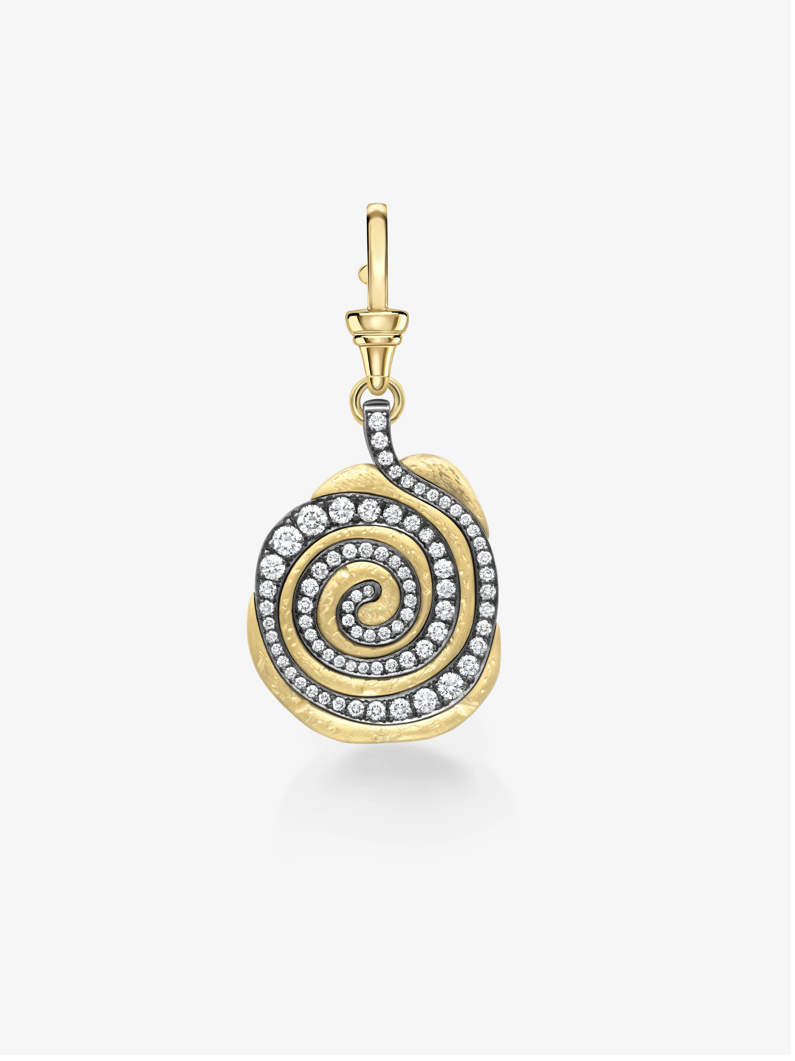 Medallions Fern Diamond Pendant View 1