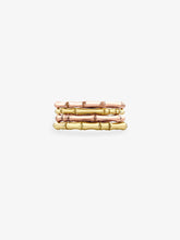 Bamboo Fine Yellow Gold Band