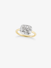 3.01ct East-West Cushion Diamond Button Back Ring