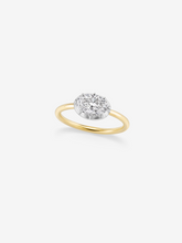 1.51ct East-West Oval Diamond Button Back Ring