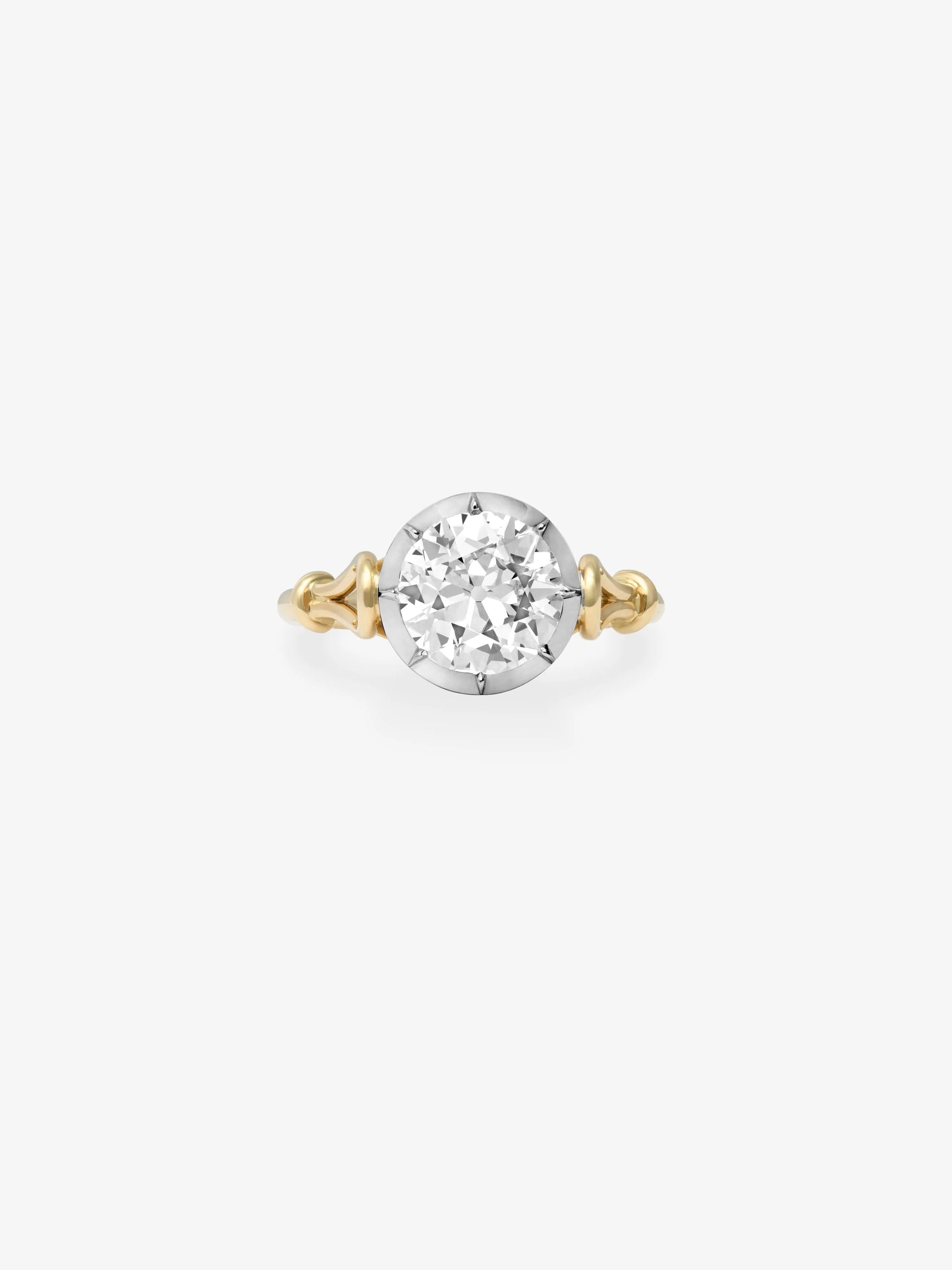 Georgian Loop 1.86ct Diamond Ring View 1