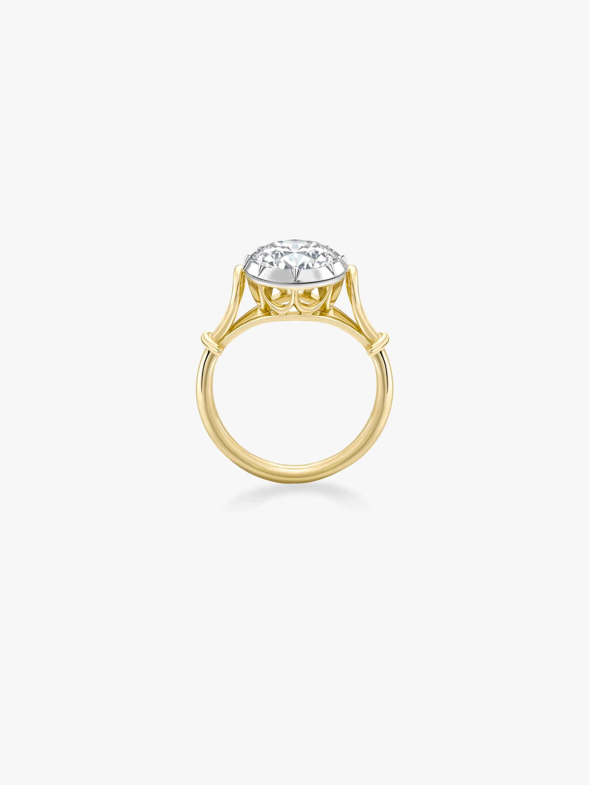 Georgian Loop 1.86ct Diamond Ring View 4