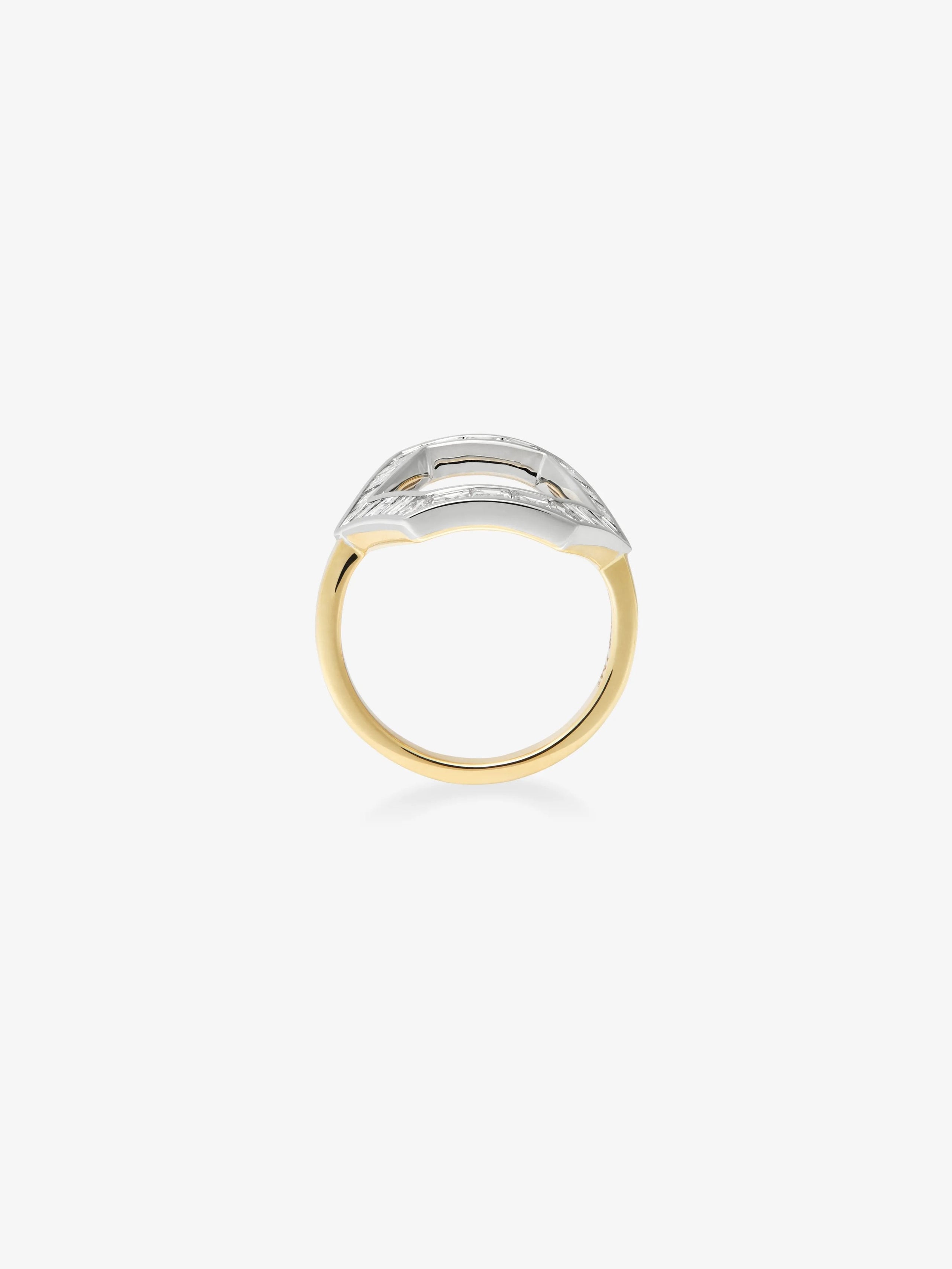 Hex Diamond Ring View 4
